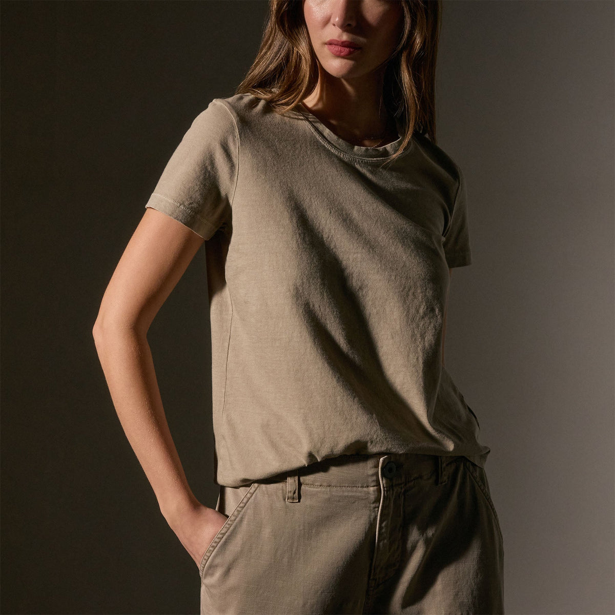 Vintage Little Boy Tee in Overcast Pigment | James Perse Los Angeles