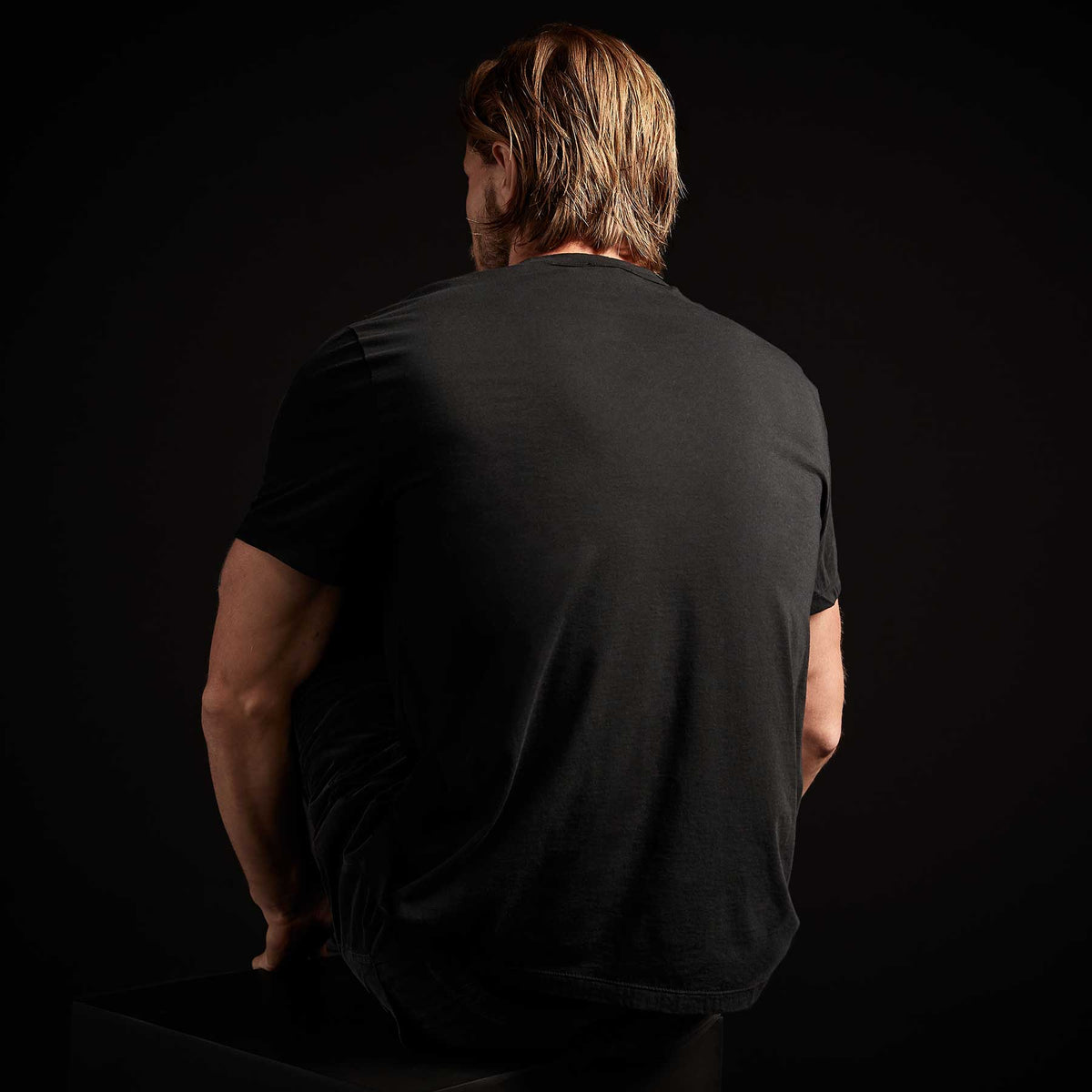 3 Pack Luxe Lotus Jersey Tee - Black | James Perse Los Angeles