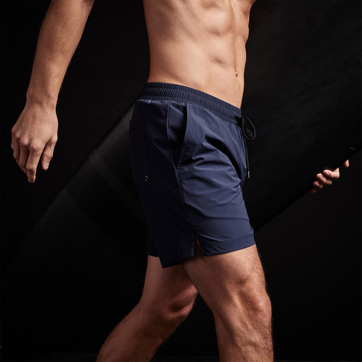 split hem board short true navy mwms4248 | James Perse Los Angeles