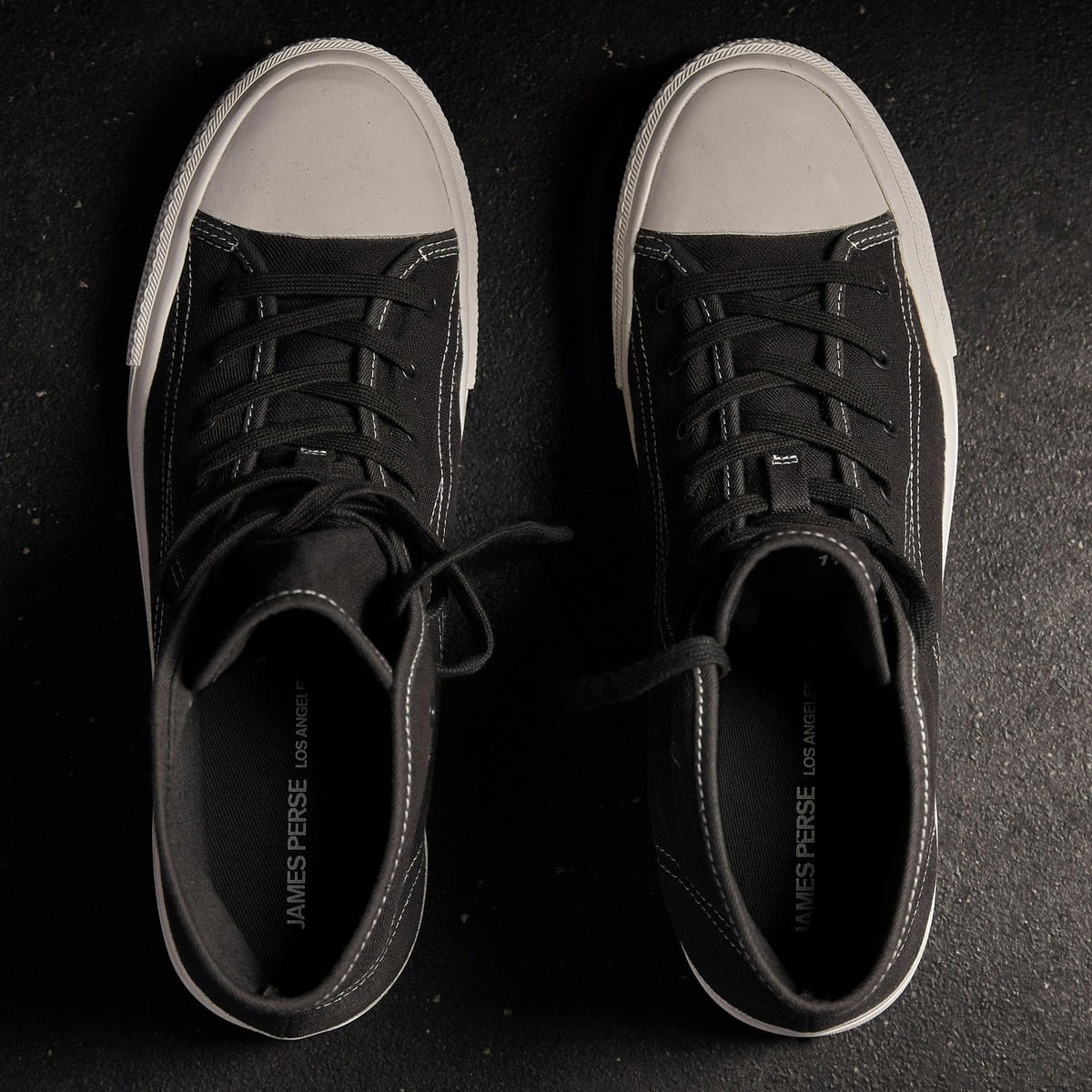 High Top Vulcanized Sneaker Womens In Squid | James Perse Los Angeles