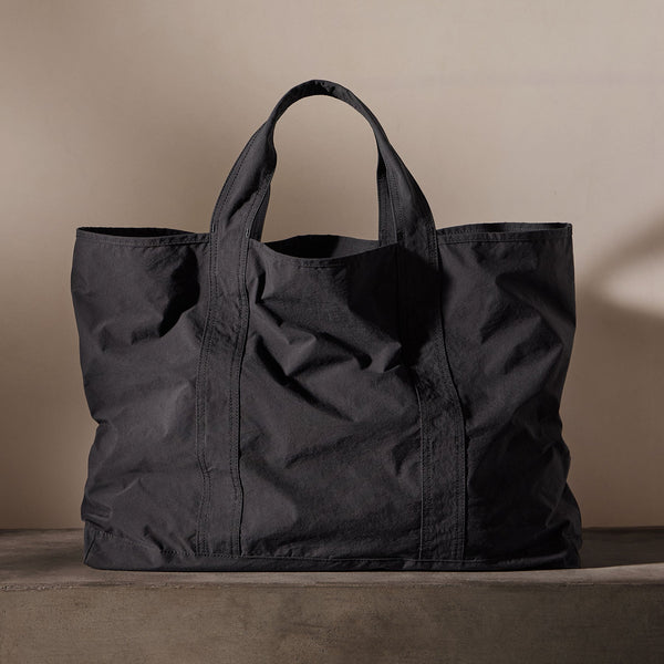 Large Matte Nylon Tote in Black | James Perse Los Angeles