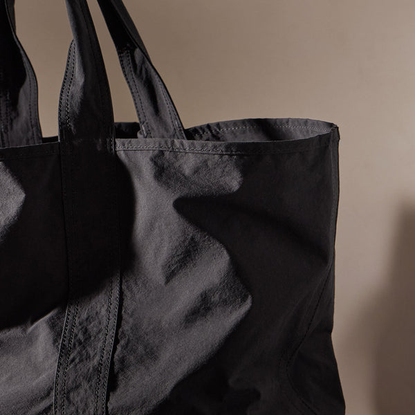 Large Matte Nylon Tote in Black | James Perse Los Angeles