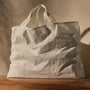 Large Matte Nylon Tote in White | James Perse Los Angeles