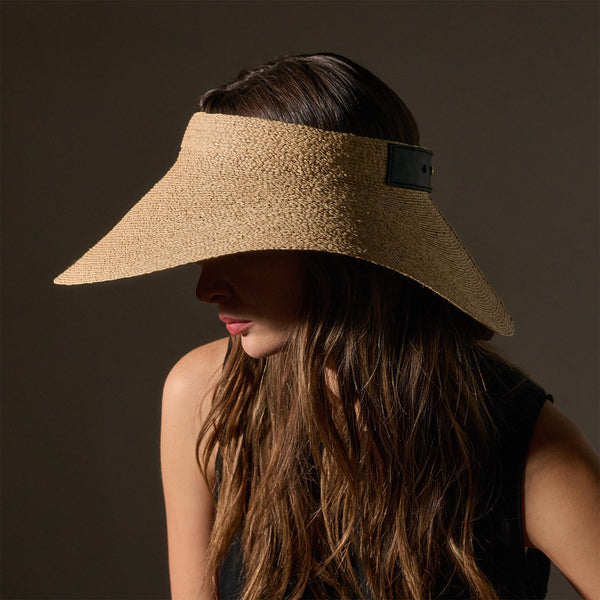 Janessa Leone Birdie Visor in Natural | James Perse Los Angeles / Womens