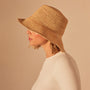 Crochet Bucket Hat in Jute | James Perse Los Angeles