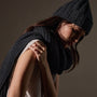 Recycled Cashmere Marled Scarves  in Charcoal Marl | James Perse Los Angeles