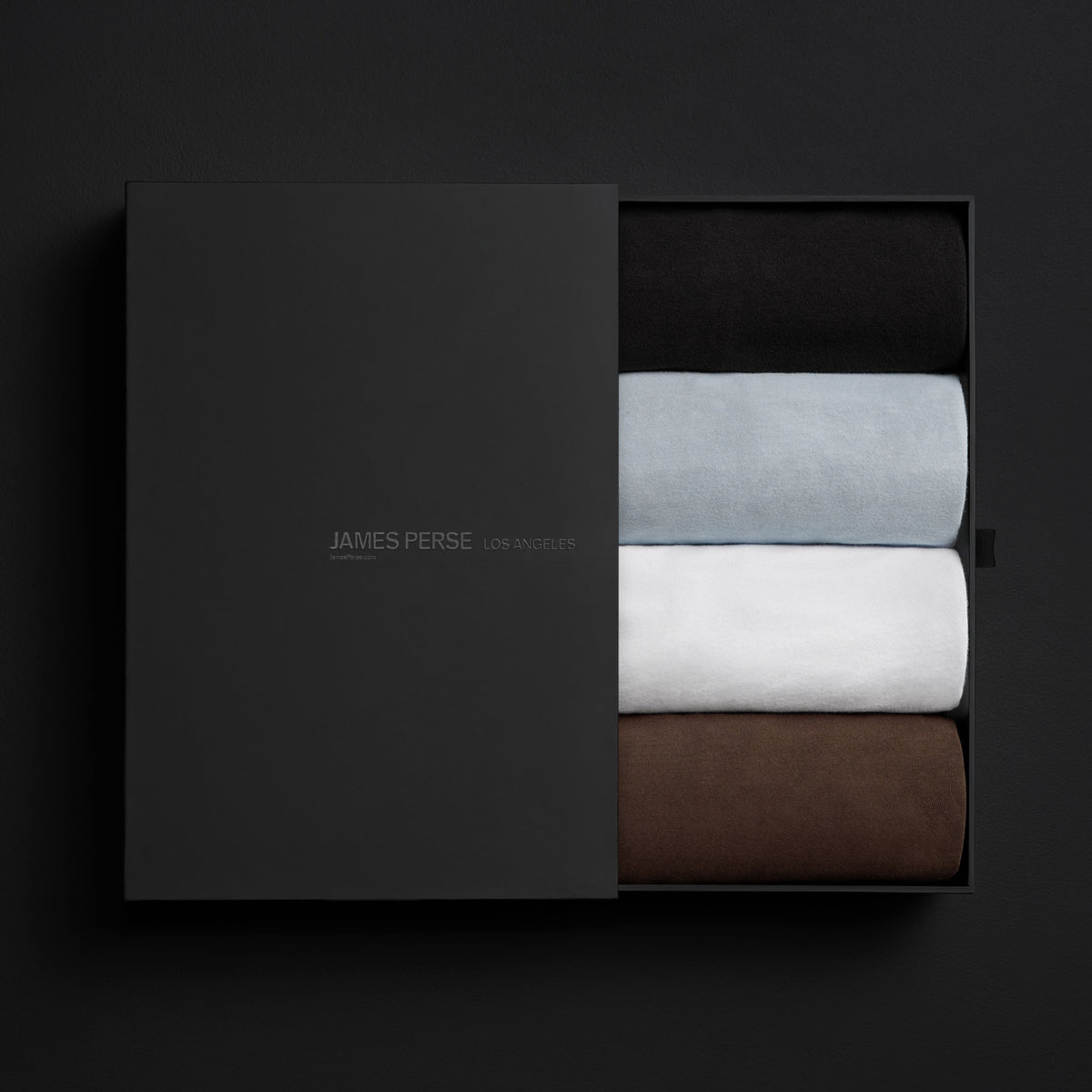 Women's Classic Tee Shirt Gift Set In Black/White/Memory Pigment/Porcupine| James Perse Los Angeles