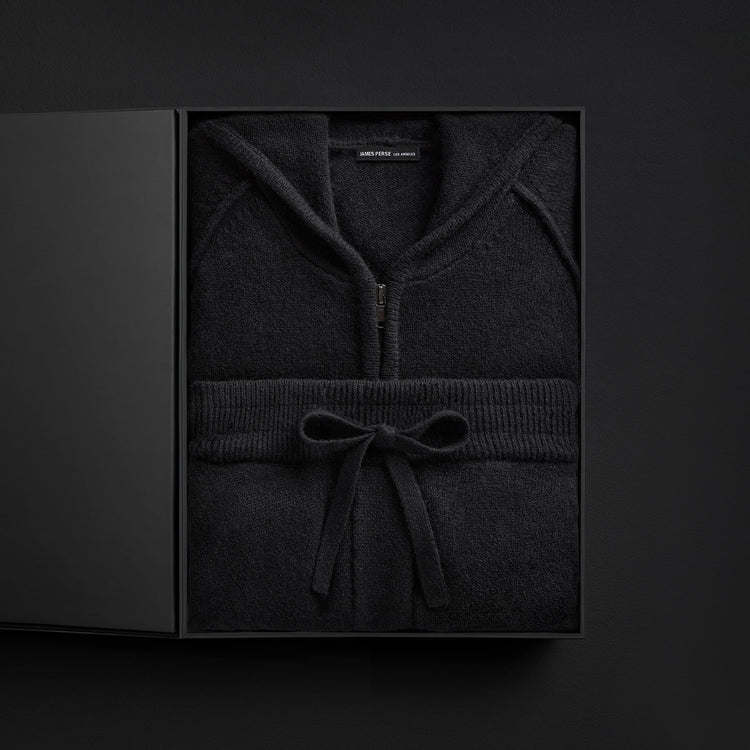 Men's Cashmere Track Suit Gift Set In Black | James Perse Los Angeles