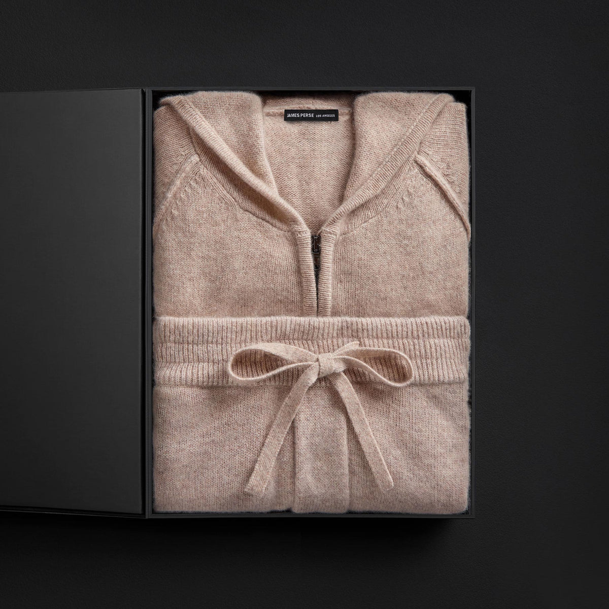Men's Cashmere Track Suit Gift Set In Stone | James Perse Los Angeles