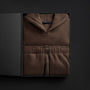 Men's Cozy Fleece Zip Hoodie & Cozy Sweat Pant With Piping Gift Set In Porcupine | James Perse Los Angeles