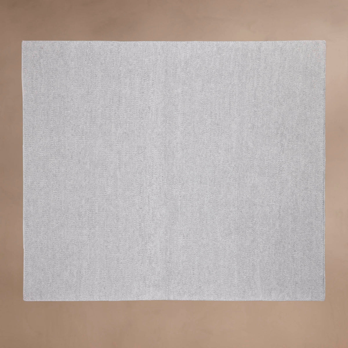 Cashmere Melange Knit Blanket in Grey Melange | James Perse Los Angeles