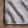 Cashmere Melange Knit Blanket in Grey Melange | James Perse Los Angeles