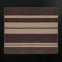 Sarti Striped Blanket in Ash/Brown | James Perse Los Angeles