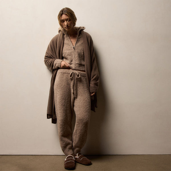 Recycled Cashmere Blanket in Mid Brown | James Perse Los Angeles / Womens