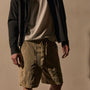 Slub Cotton Utility Flight Short in Light Khaki Pigment | James Perse Los Angeles