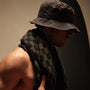 Checkered Beach Towel in Palm/Black | James Perse Los Angeles
