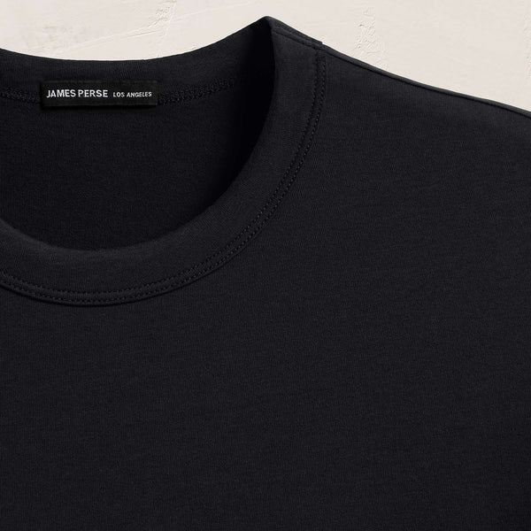 Brushed Lotus Crew - Black