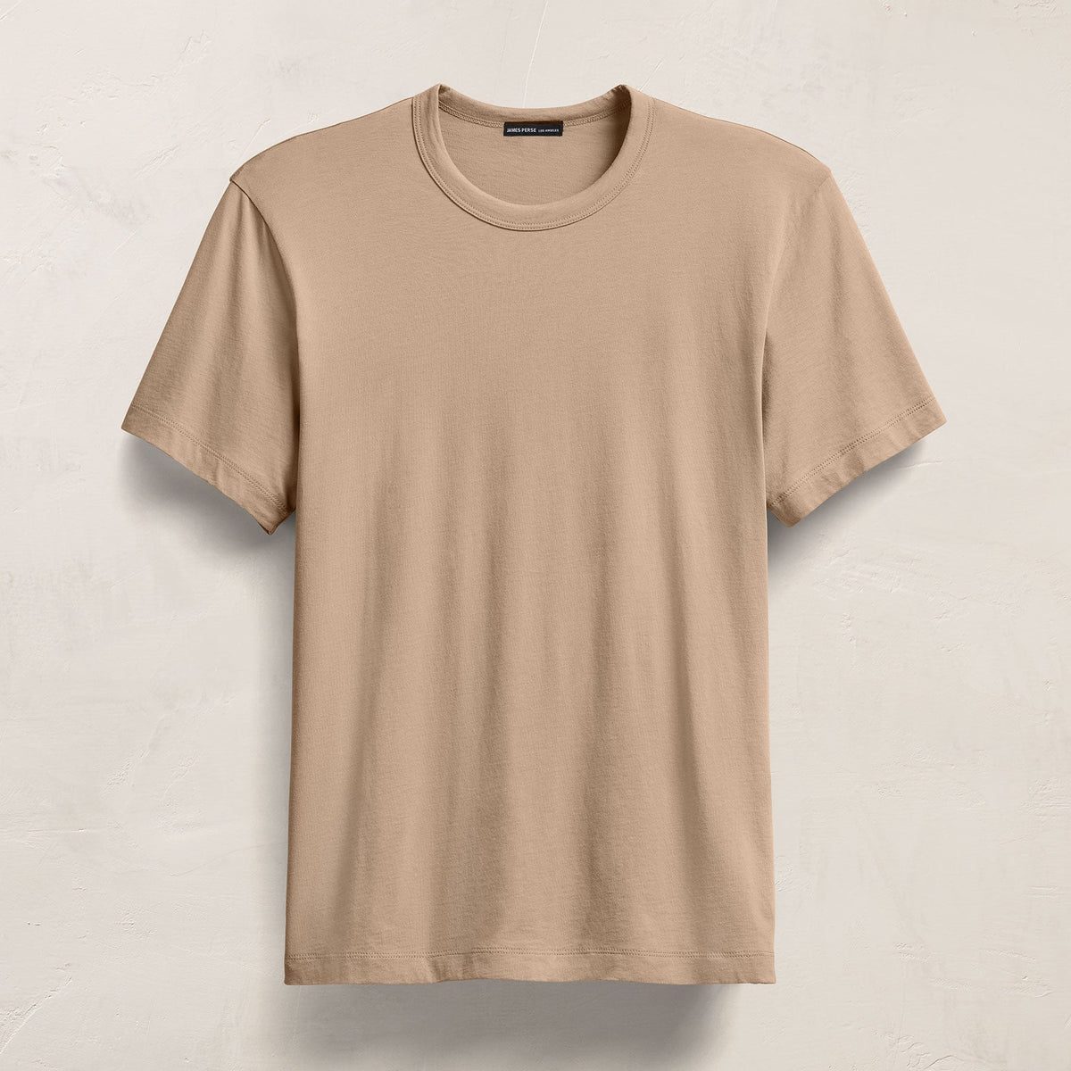 Brushed Lotus Crew in Coffee | James Perse Los Angeles