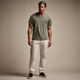 Brushed Lotus Crew in Palm | James Perse Los Angeles