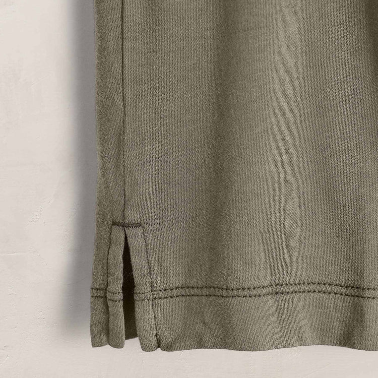 Brushed Lotus Polo in Birch | James Perse Los Angeles