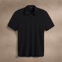 Brushed Lotus Polo in Black | James Perse Los Angeles