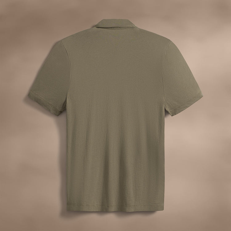 Brushed Lotus Polo in Peet | James Perse Los Angeles