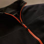 Brush Scuba Zip Front Sport Jacket   in Black/Orange | James Perse Los Angeles