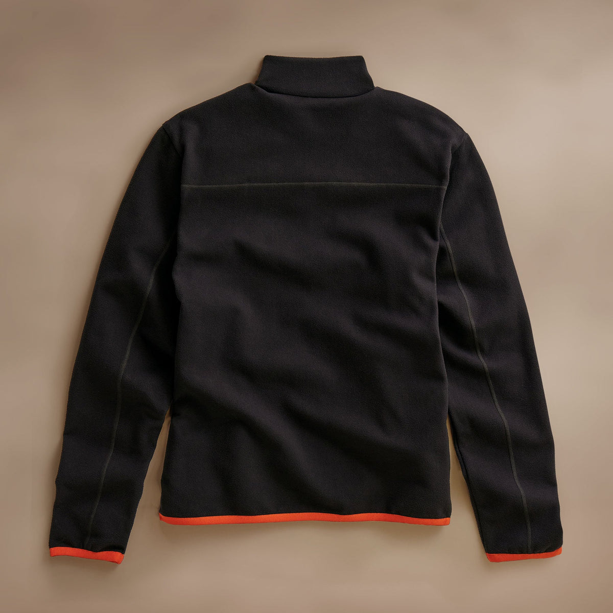 Brush Scuba Zip Front Sport Jacket   in Black/Orange | James Perse Los Angeles