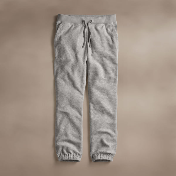 Brushed Thermal Sweat Pant  in Heather Grey | James Perse Los Angeles