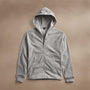 Brushed Thermal Zip Up  in Heather Grey | James Perse Los Angeles