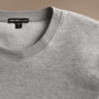 Brushed Thermal Crew Neck  in Heather Grey | James Perse Los Angeles