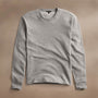 Brushed Thermal Crew Neck  in Heather Grey | James Perse Los Angeles