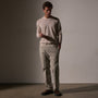 Cashmere Touch Twill Trouser in Light Tan | James Perse Los Angeles