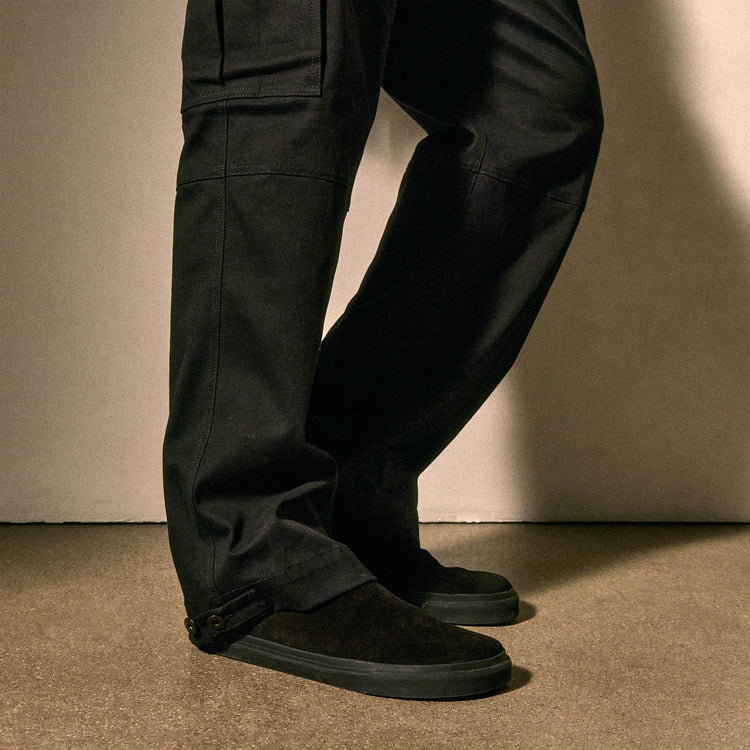 Cashmere Touch Cotton Cargo in Black | James Perse Los Angeles