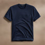 Cotton Linen Pocket Tee in Navy | James Perse Los Angeles