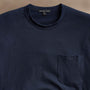 Cotton Linen Pocket Tee in Navy | James Perse Los Angeles