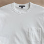 Cotton Linen Pocket Tee in White | James Perse Los Angeles