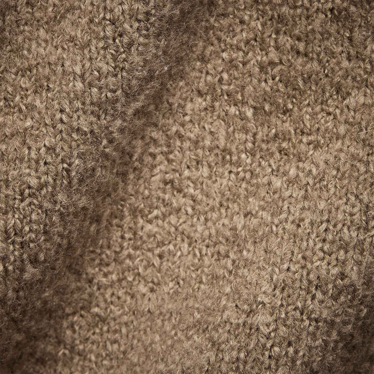 Cashmere Raglan Sweater Polo in Khaki | James Perse Los Angeles