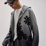 Ombrè Palms Unisex Cashmere Sweater in Black/Grey | James Perse Los Angeles