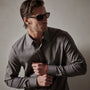 Matte Stretch Poplin Dress Shirt in Dusk | James Perse Los Angeles