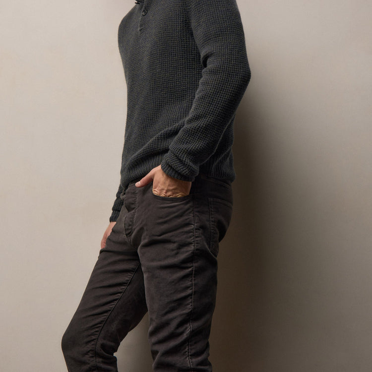 Cotton Moleskin 5 Pocket Pant in Magma Pigment | James Perse Los Angeles