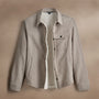 Cotton Moleskin Shirt Jacket  in Light Tan | James Perse Los Angeles