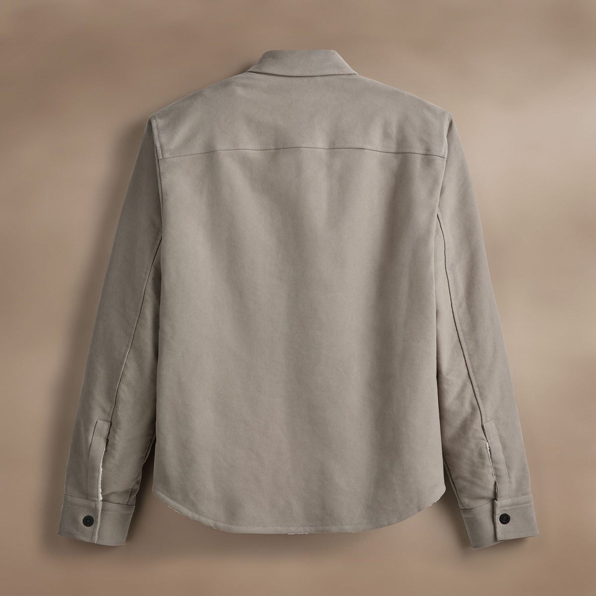 Cotton Moleskin Shirt Jacket  in Light Tan | James Perse Los Angeles