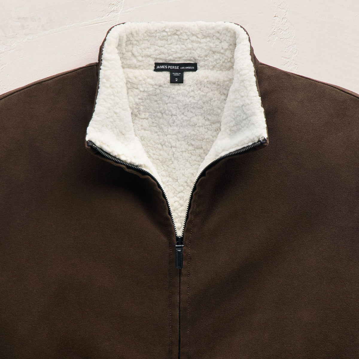 Cotton Moleskin Flight Jacket in Porcupine | James Perse Los Angeles