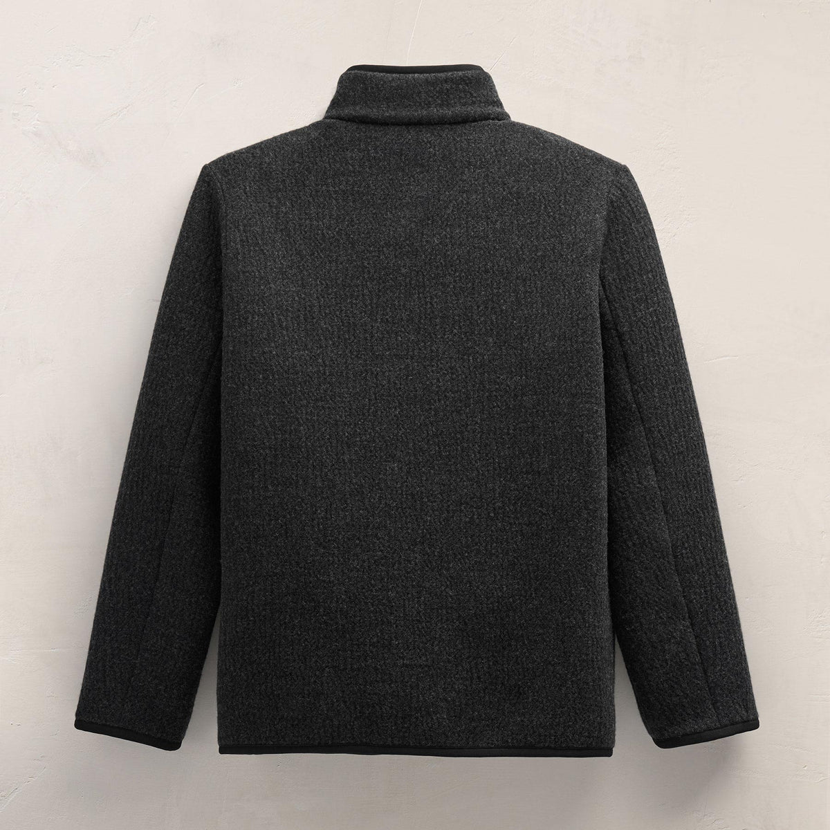 Double Faced Wool Jacket in Coal/Black | James Perse Los Angeles