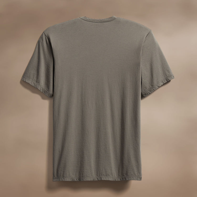 Luxe Lotus Jersey Tee in Granite | James Perse Los Angeles