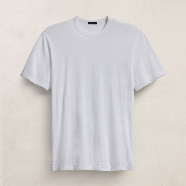 Luxe Lotus Jersey Tee - White