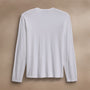 Luxe Lotus Jersey Crew in White | James Perse Los Angeles