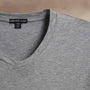 Luxe Lotus Jersey V Neck in Heather Grey | James Perse Los Angeles