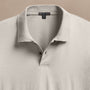 Luxe Lotus Jersey Polo in Salt | James Perse Los Angeles